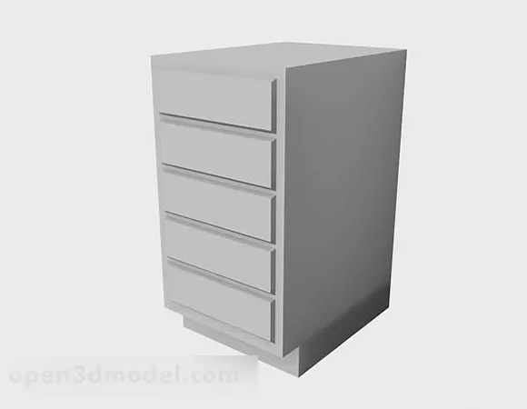 Modern Locker 3d model