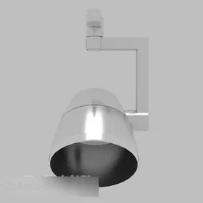 Gray Metal Chandelier 3d model