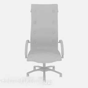 Gray Office Chair 3d model