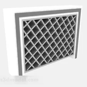 Gray Partition 3d model