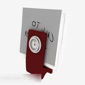 Gray Note Book 3d model