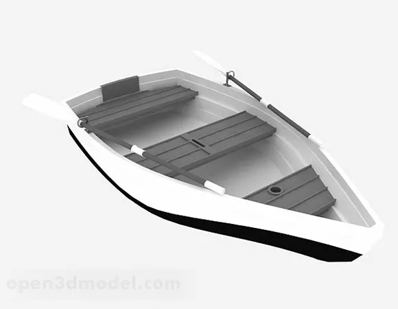 Pond Boat 3d model