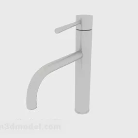 Gray Simple Faucet 3d model