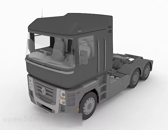 Construction Digger Excavator 3d model