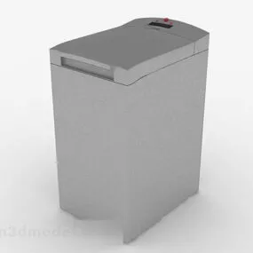 Washing Machine Grey Color 3d model