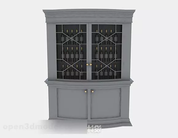 Tableware Wine Bottle Holder 3d model