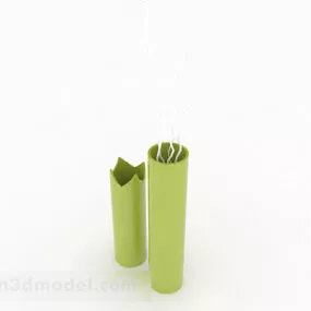 Green Ceramic Ornament 3d model