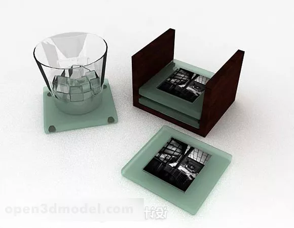 Cup Coffee With Saucer 3d model
