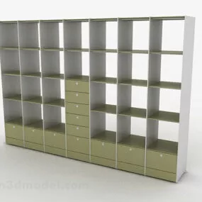 Green Home Wall Cabinet 3d model