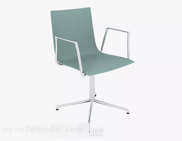 Green Minimalist Office Chair Furniture Design 3d model Green Minimalist Office Chair Furniture Design 3d model