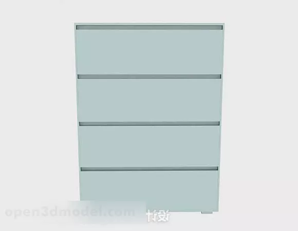 Green Office Cabinet Design 3d model Green Office Cabinet Design 3d model