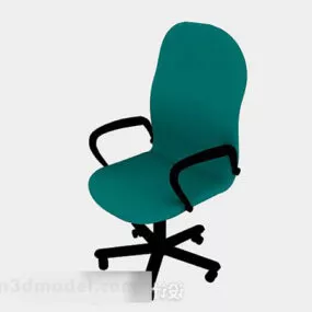 Green Office Chair 3d model
