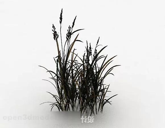Green Outdoor Plant 3d model Green Outdoor Plant 3d model