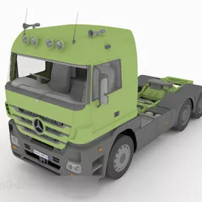 Green Truck Head Furniture 3d model