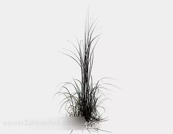 Green Weed Plant 3d model Green Weed Plant 3d model