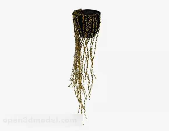 Minimalist Potted Plant 3d model