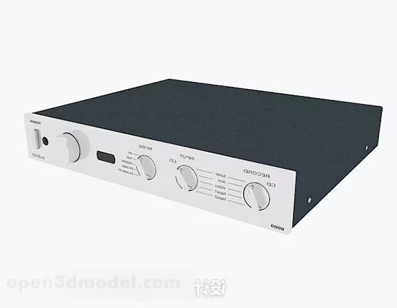 Home Cd Player Device 3d model Home Cd Player Device 3d model