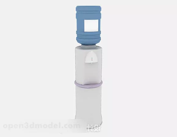 Water Dispenser With Stand 3d model