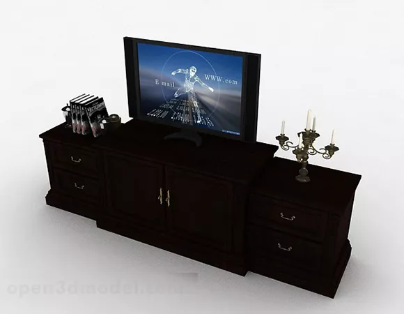 Home Tv Cabinet 3d model Home Tv Cabinet 3d model