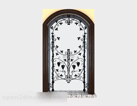 Home Arch Door 3d model Home Arch Door 3d model