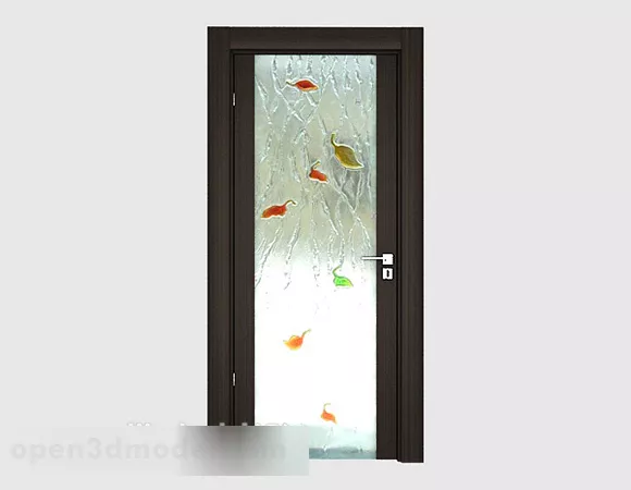 Home Bathroom Room Door 3d model Home Bathroom Room Door 3d model