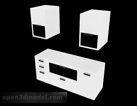 Home Cabinet 3d model Home Cabinet 3d model