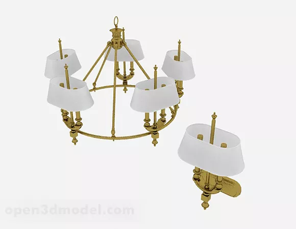 Home Chandelier V1 3d model Home Chandelier V1 3d model