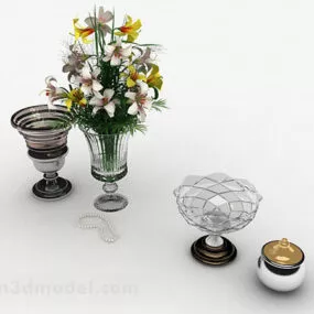 Home Glassware Vase 3d model