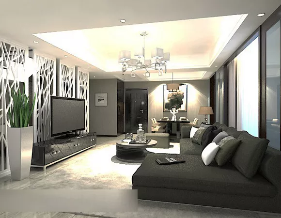 The Pattern Screen With Mask Material 3d model