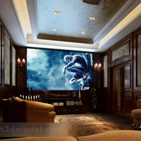 Home Improvement Video Room Interior 3d model