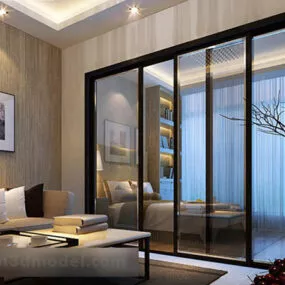 Home Living Room Interior 3d model