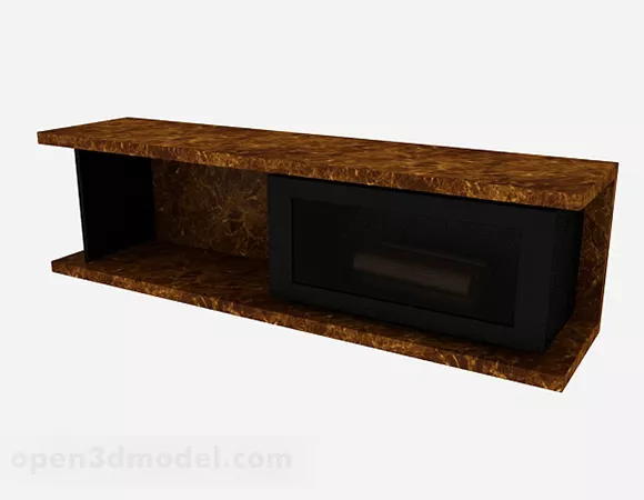 Home Locker Marble Counter Top 3d model Home Locker Marble Counter Top 3d model