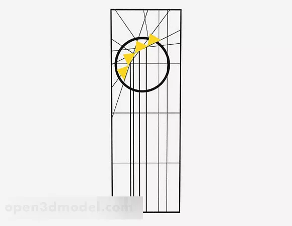 Portable Projector Screen With Tripod 3d model