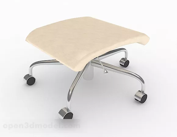 Home Roller Skate Stool 3d model Home Roller Skate Stool 3d model
