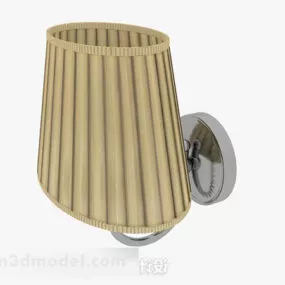 Home Simple Brown Wall Lamp 3d model