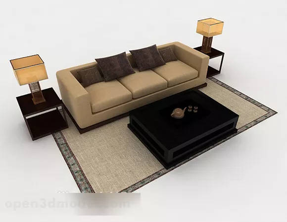 Fabric Seat Pad 3d model
