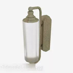 Home Simple Column Wall Lamp 3d model