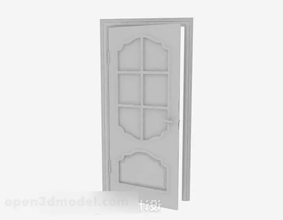 Home Simple Door Vintage 3d model Home Simple Door Vintage 3d model