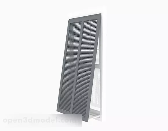 Home Simple Gray Window 3d model Home Simple Gray Window 3d model