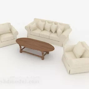 Home Simple Sofa V1 3d model