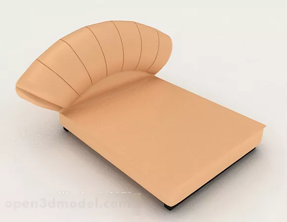 Home Simple Personality Double Bed 3d model Home Simple Personality Double Bed 3d model