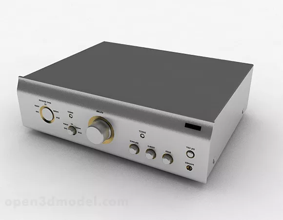 Home Projector With Screen 3d model