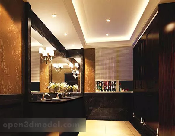 Toilet Sanitary Lavatory 3d model