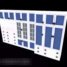 Home Wall Cabinet Combination 3d model