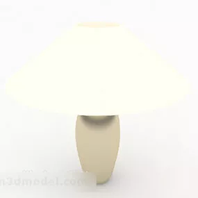 Home Warm Yellow Table Lamp 3d model