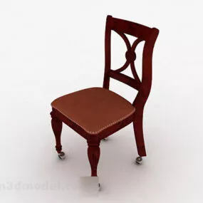 Home Wooden Chair 3d model