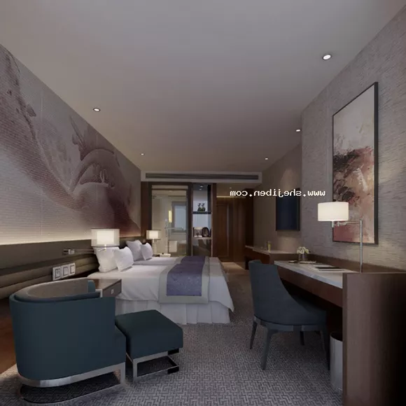 Hotel Room Interior 3d model Hotel Room Interior 3d model