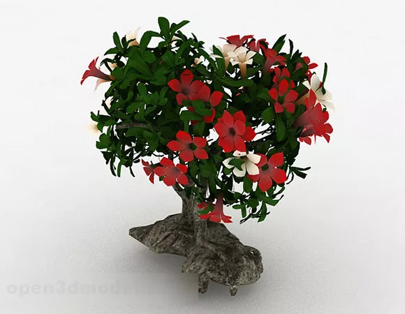 Indoor Potted Flowers Design 3d model Indoor Potted Flowers Design 3d model