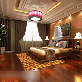 Room Bedroom Interior 3d model