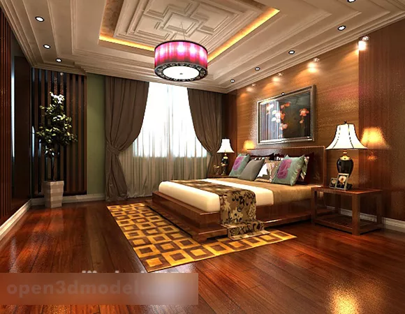 Room Bedroom Interior 3d model Room Bedroom Interior 3d model